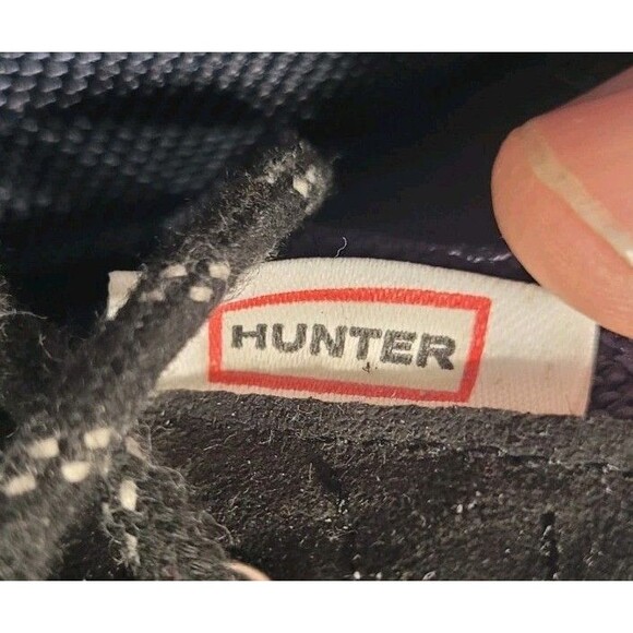 Hunter Originals insulated commando boots in Navy Blue Men\'s Size 13 UK 12 main image 5